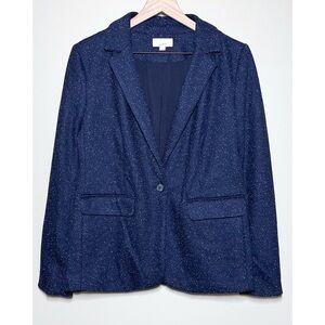 LOFT Speckled Button Blazer Women’s Size 10